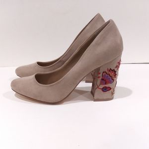 Restricted Suede Embroidered He